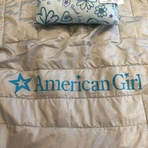 American Girl Sleeping Bag, Pillow - Reversible